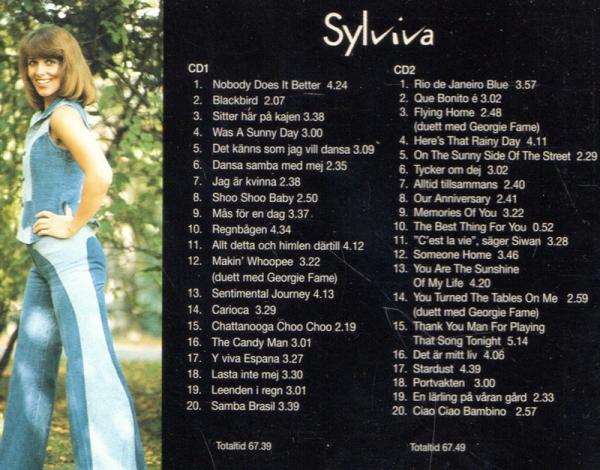 2 CD Sylvia Vrethammar Schweden De Bästa Klassikerna 40 Titel Schwedisch + Englisch 1999